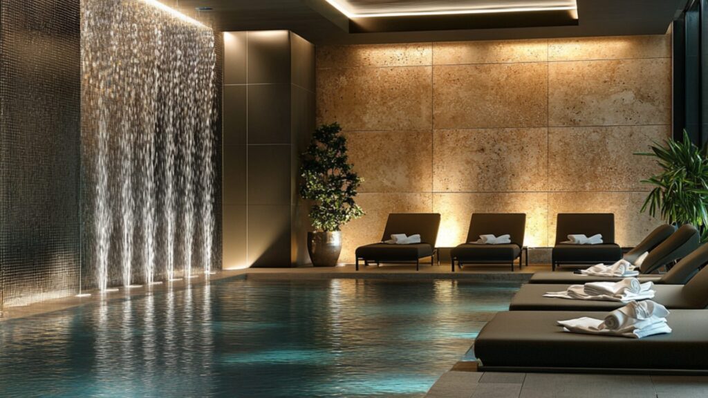 piscina per centro benessere