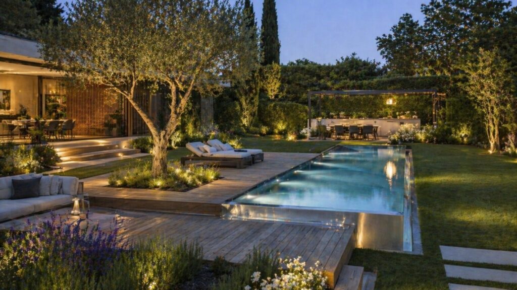 progettare piscina in giardino